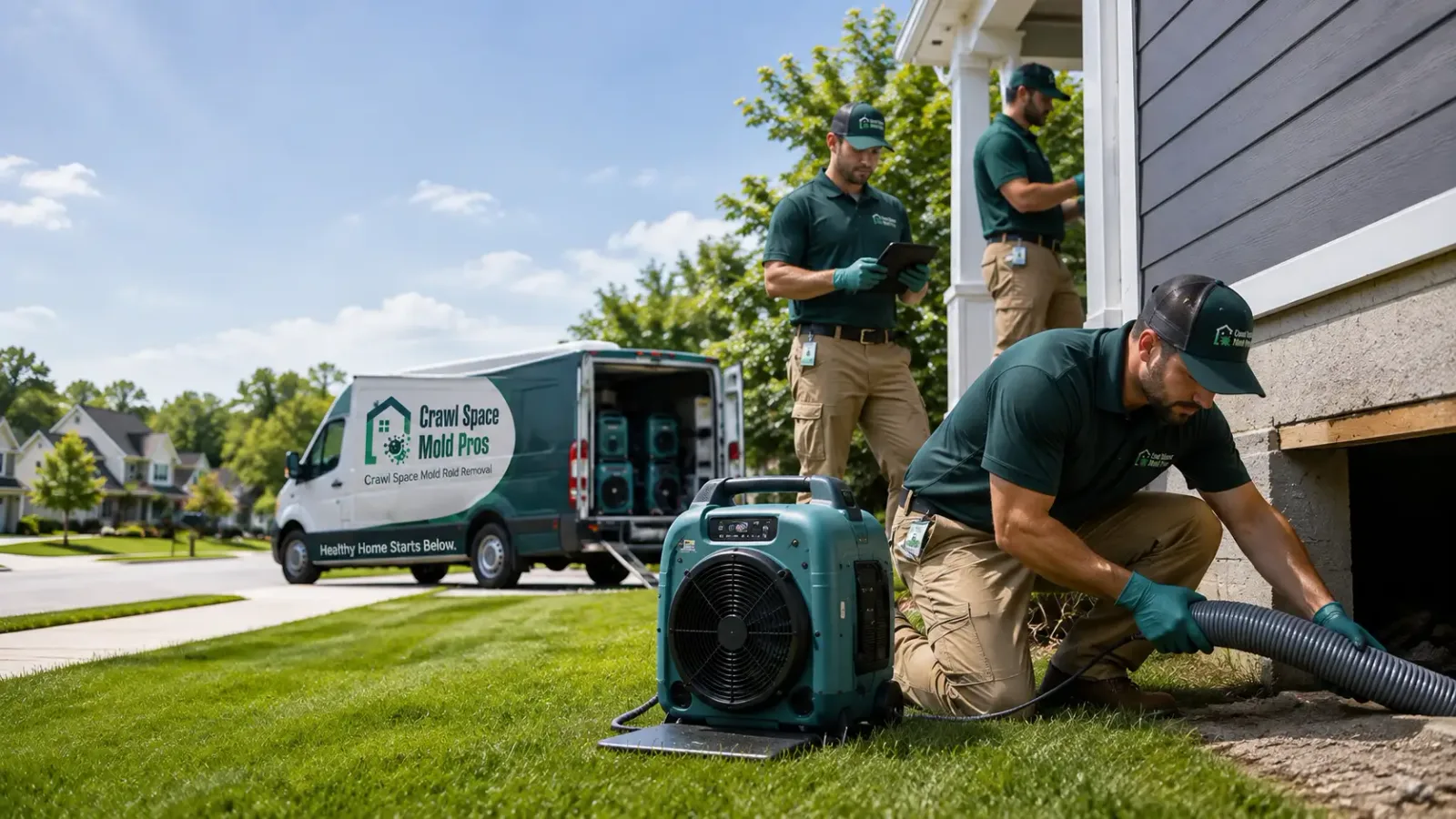 Crawl Space Mold Removal in Dalton City, IL